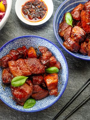Soy Sauce Braised Pork Belly