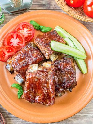 Oven-Baked Sweet and Sour Pork Ribs