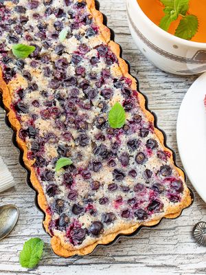 Blackcurrant Frangipane Tart